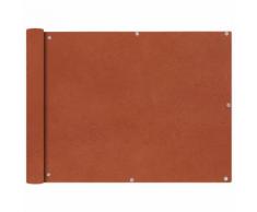 vidaXL Balkonsichtschutz Oxford-Gewebe 90 x 600 cm Terrakotta