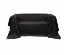 vidaXL Micro-Suede Sofaüberwurf Tagesdecke Anthrazit 140 x 210 cm