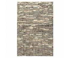 vidaXL Teppich Echtes Kuhfell 120×170 cm Schwarz/Weiß