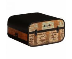 vidaXL Truhe 60 x 60 x 35 cm Recyceltes Massivholz