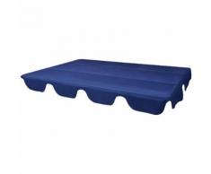 vidaXL Ersatzdach für Gartenschaukel Blau 226x186 cm