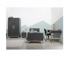 Bopita NACHTTISCH KYAN DEEP GREY/NATUR