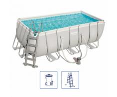 Bestway Power Steel Swimmingpool-Set Rechteckig 412×201×122 cm 56456