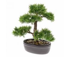 Emerald Kunstpflanze Bonsai Zeder Grün 32 cm 420001