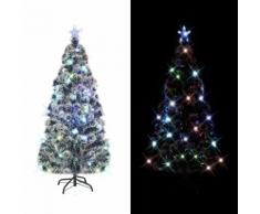 vidaXL Künstlicher Weihnachtsbaum mit Ständer/LED 180 cm 220 Zweige