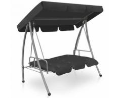 vidaXL Hollywoodschaukel mit Sonnendach Anthrazit 192x118x175 cm Stahl