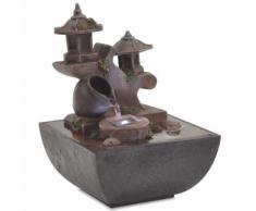 vidaXL Zimmerbrunnen mit LED Polyresin