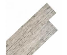 vidaXL PVC Laminat Dielen 5,26 m² Eiche Gewaschen