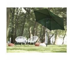 Beliani Sonnenschirm Ø270 cm grün VARESE