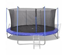 vidaXL Fünfteiliges Trampolin-Set 3,66 m