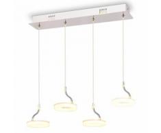 vidaXL LED-Pendelleuchte mit 4 Lampen Warmweiß