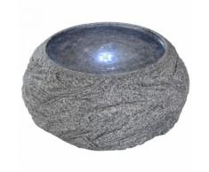 Velda Steinbrunnen mit LED-Licht Schalenform 851208