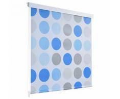 vidaXL Duschrollo 120 x 240 cm Kreismuster
