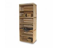 stylingathome Schrank hoch aus Obstkisten alt mit einem altem
