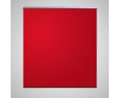 vidaXL Verdunklungsrollo Verdunkelungsrollo 40 x 100cm Rot
