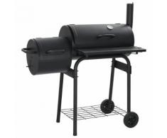 vidaXL Klassischer Holzkohlegrill Barbecue Smoker