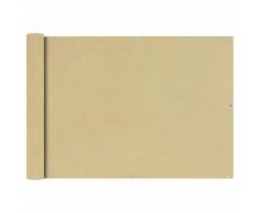 vidaXL Balkonsichtschutz Oxfordgewebe 75x600 cm Beige