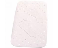 RIDDER Badewanneneinlage Antirutschmatte Plattfuß 72×38 cm Weiß 67081
