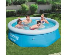 Bestway Fast Set Aufblasbarer Swimmingpool Rund 244x66 cm 57265