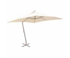 vidaXL Sonnenschirm Ampelschirm 300 x 300 cm Sand Aluminiummast