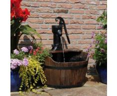 Ubbink Gartenbrunnen Holzfass