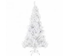 vidaXL Künstlicher Weihnachtsbaum Stahl-Ständer 210 cm 1210 Zweige