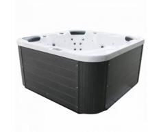 Beliani Whirlpool silber Outdoor SANREMO
