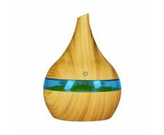 eStore Luftbefeuchter mit LED-Licht - Helles Holz