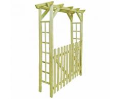 vidaXL Garten Rosenbogen 150x50x200cm Imprägniertes Holz
