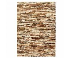 vidaXL Teppich Echtes Kuhfell 120×170cm Braun/Weiß