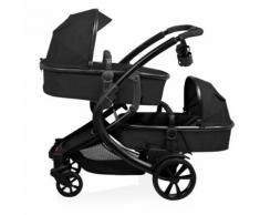 Baninni Zwillingskinderwagen Doppy Schwarz BNST030-BK