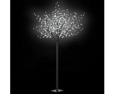 vidaXL LED-Lichterbaum Weihnachten Indoor Outdoor IP44 250 cm Weiß