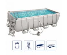 Bestway Power Steel Swimmingpool-Set Rechteckig 488×244×122 cm 56670