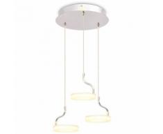 vidaXL LED-Pendelleuchte mit 3 Lampen Warmweiß