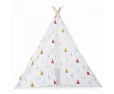 CHILDWOOD Tipi Kinderzelt 143x135x135 cm Weiß TIPTIPI