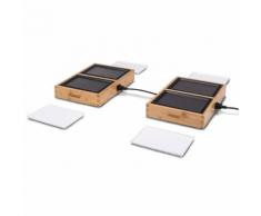 Princess Chef-Tischgrill Dinner4All Pure 840 W Metall und Bambusholz