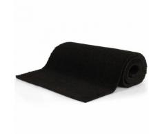 vidaXL Fußmatte Kokosfaser 24 mm 100 x 300 cm Schwarz