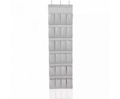 Leifheit Hängeorganizer mit 24 Taschen Grau 47,5x5x165,8 cm 80016