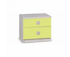 JustYou24 JUSTyou Tenus TN XVI Nachttisch Limone 44,5x50x35 cm
