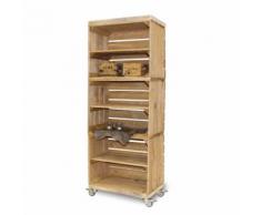 stylingathome Schrank hoch aus Obstkisten alt mit einem altem