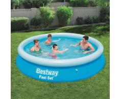 Bestway Fast Set Aufblasbarer Swimmingpool Rund 366x76 cm 57273