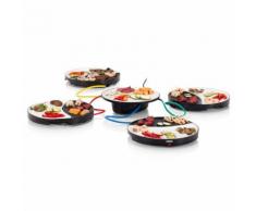 Princess 4-Personen-Tischgrill Dinner4All 1000 W Weiß und Schwarz