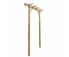 vidaXL Gartenlaube 200 x 40 x 205 cm Holz