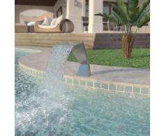 vidaXL Pool-Brunnen Edelstahl 64 x 30 x 52 cm Silber