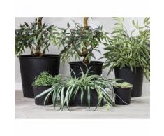 Beliani Blumenkübeleinsatz 3er Set mit Bewässerungssystem rund