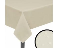 vidaXL Tischdecken 5 Stk Creme 130x130 cm