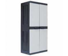 vidaXL Gartenschrank XXL 89 x 54 x 190 cm Kunststoff