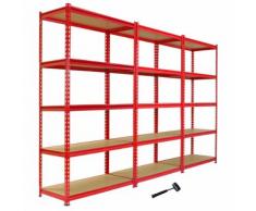 Monster Racking 3 x Z-Rax Stahlregal Werkstattregal Lagerregal Regal