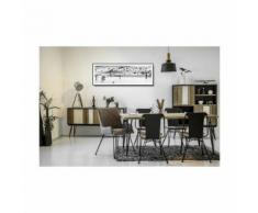 JustYou24 JUSTyou Adesso Essgruppe Grau Schwarz Akazie