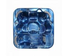 Beliani Whirlpool blau Outdoor SANREMO